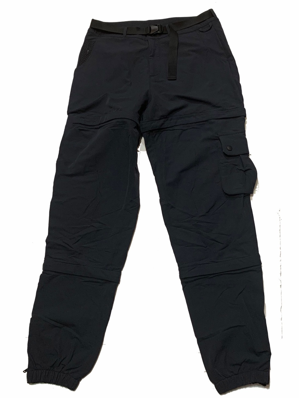 Outdoor Voices Black Convertible Cargo Jogger Pants